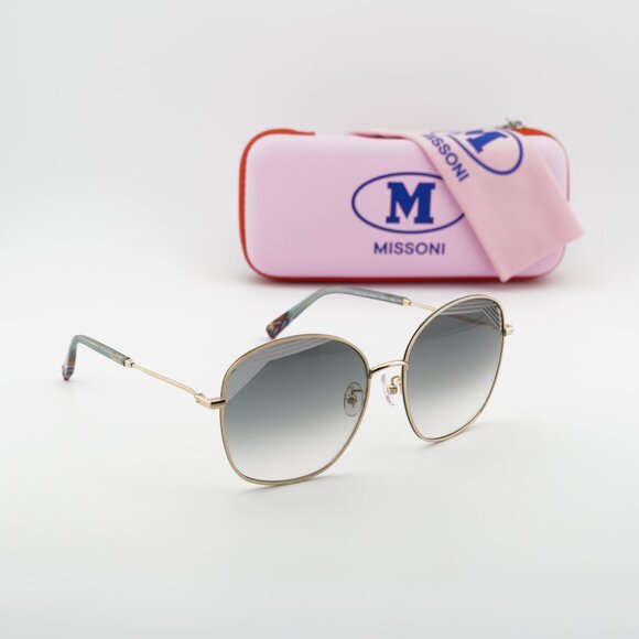 Missoni MIS 0014/S 0PEF 9O Geometric Sunglasses - Gold/Grey main image 6